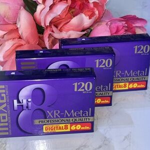 Maxell Hi8 Digital8 XR-Metal 120 Camcorder Cassette Tape 8mm NEW/SEALED